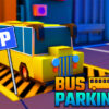 bus parking city 3d